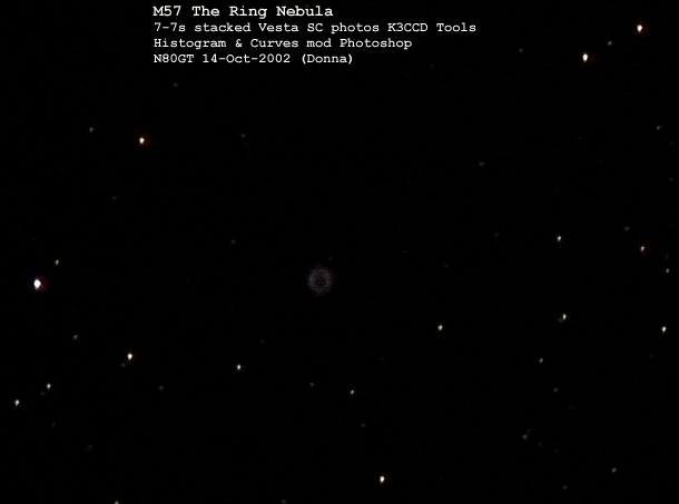 M57 Ring Nebula NexStar 80GT