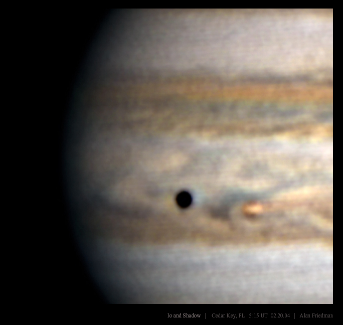 Jupiter and Io close-up