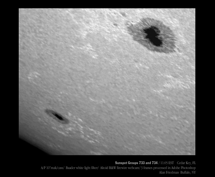 sunspot close-up