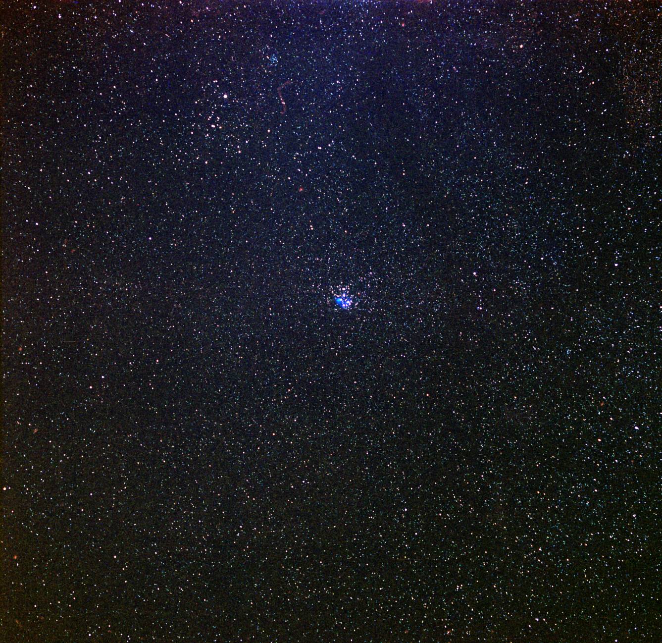 M45 open cluster