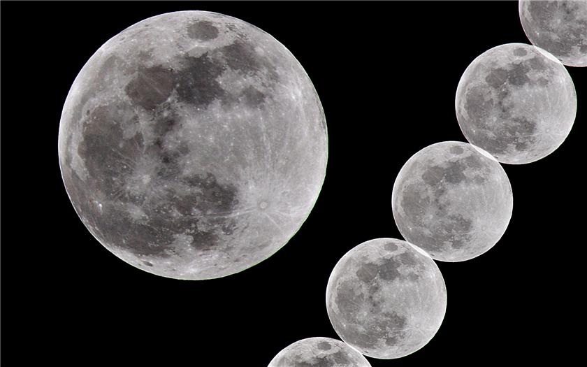 The brightest full Moon of the year
