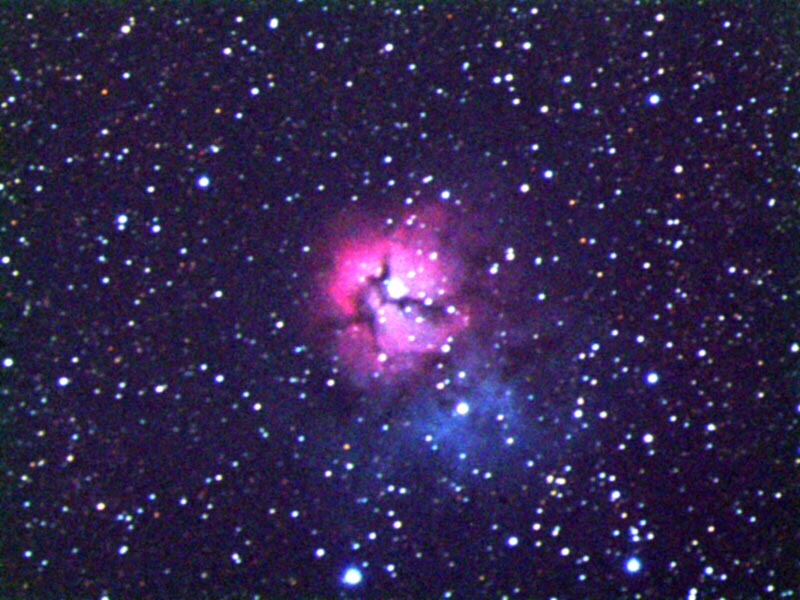 M20 the trifid nebula