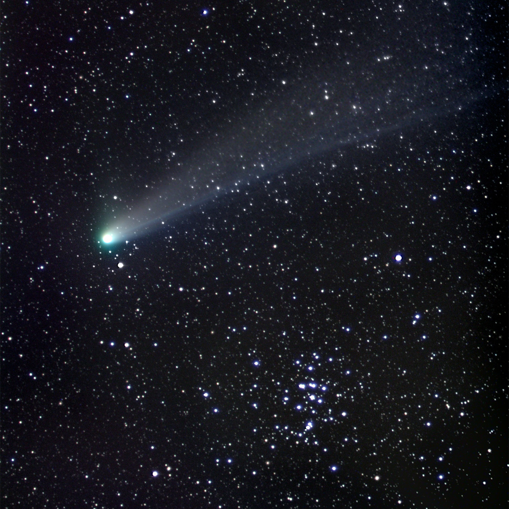 The Praesepe and the Comet