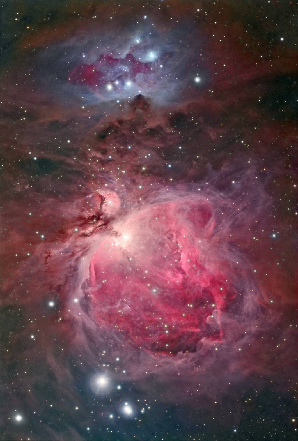 M42 - NGC 1977 nebular complex