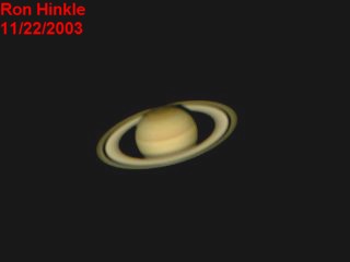 Saturn with Webcam