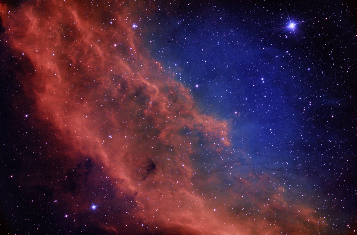 California Nebula SHO image