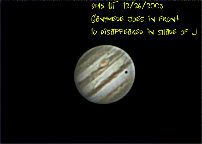 One frame from Jupiter animation