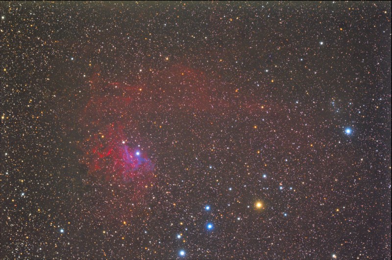 IC-405 The Flaming Star Nebula