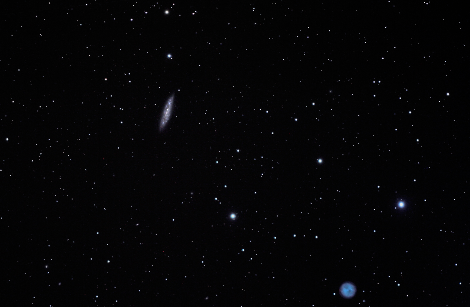 Owl nebula and M108