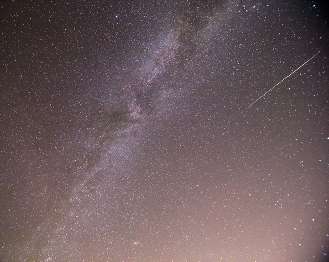 Milky Way and Perseids
