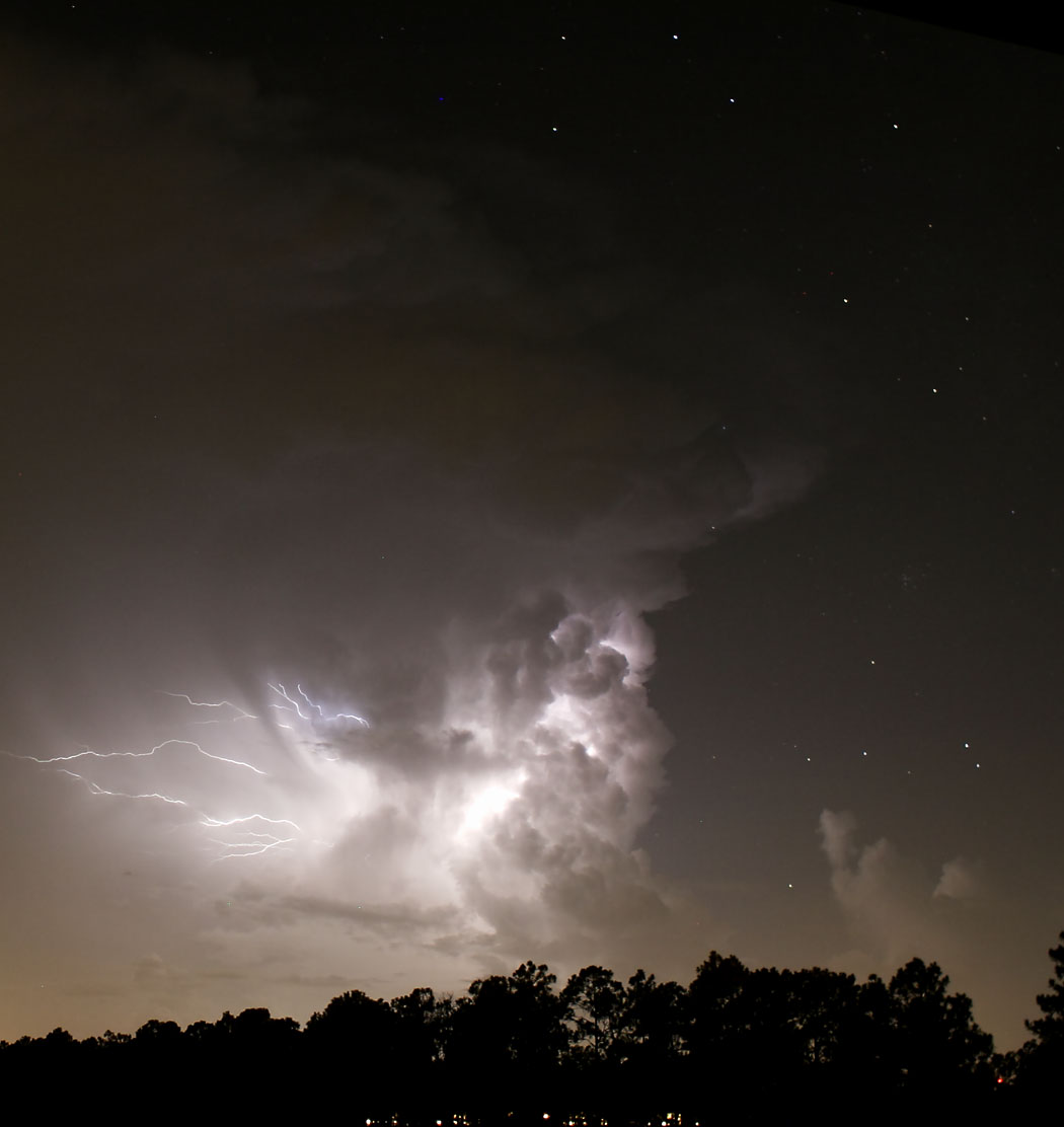 Summertime thunderstorm