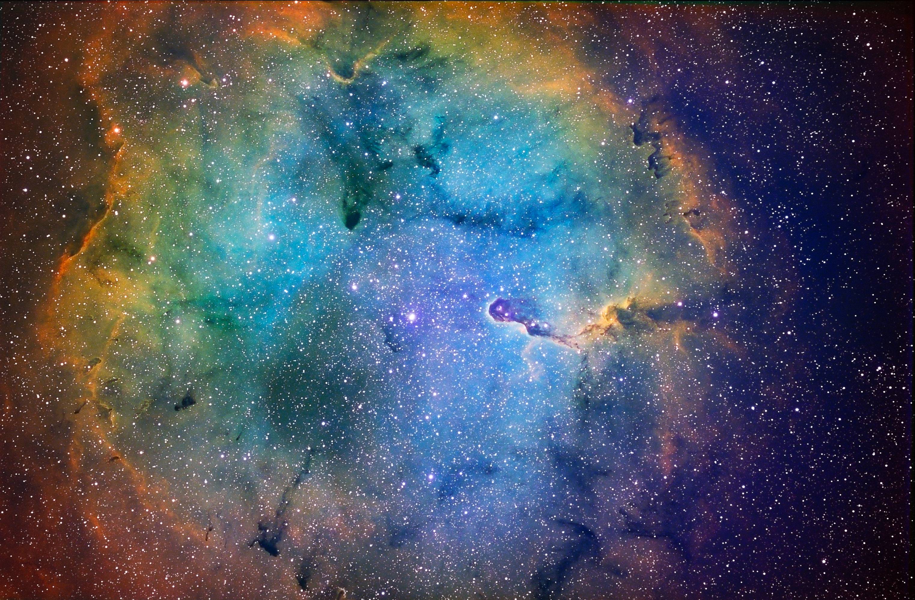 IC 1396 in the Hubble Palette