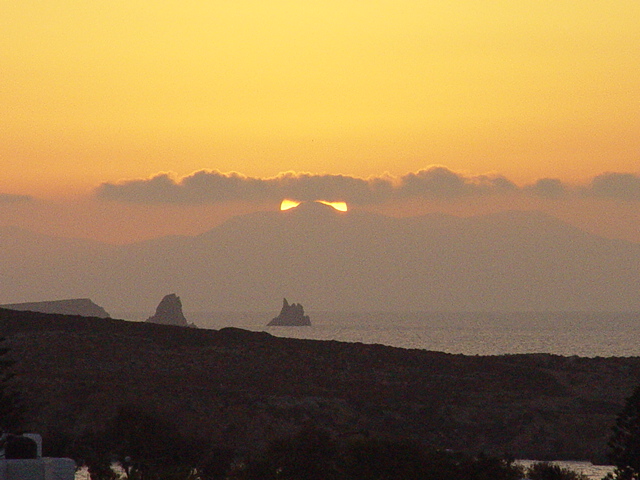 SUNSET IN PAROS
