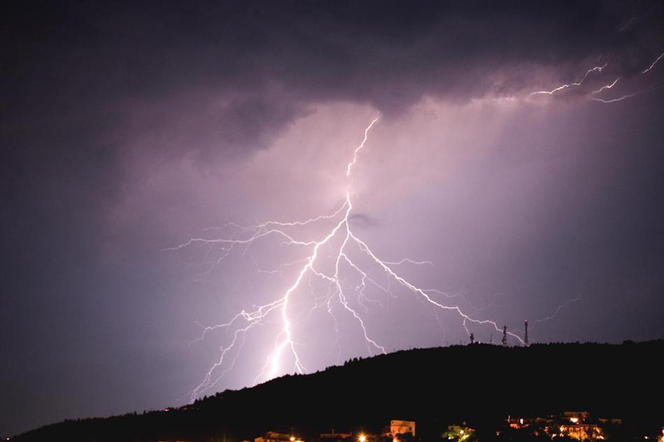 Summer Thunderstorm in Skiathos