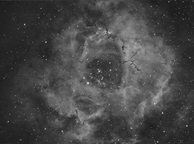 NGC 2237 - The Rosette Nebula in H-alpha