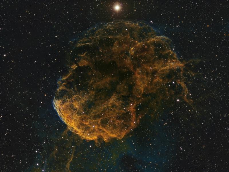 IC443 - The Jellyfish Nebula in "modified" HST