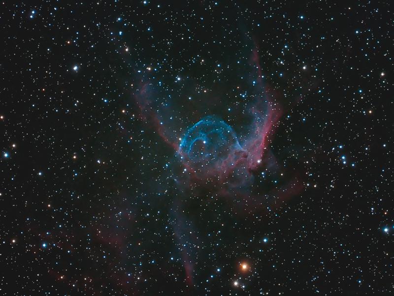NGC 2359 - Thor's Helmet in LRGB