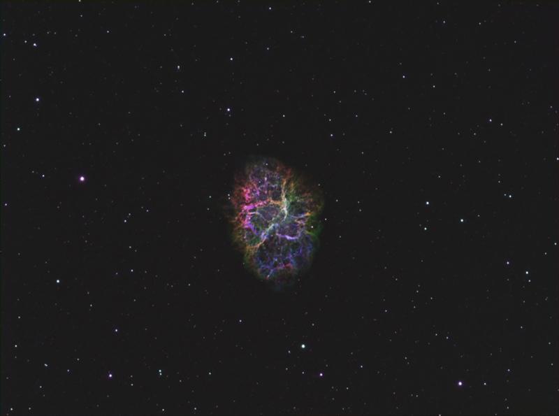 M1 - The Crab Nebula in CFHT palette
