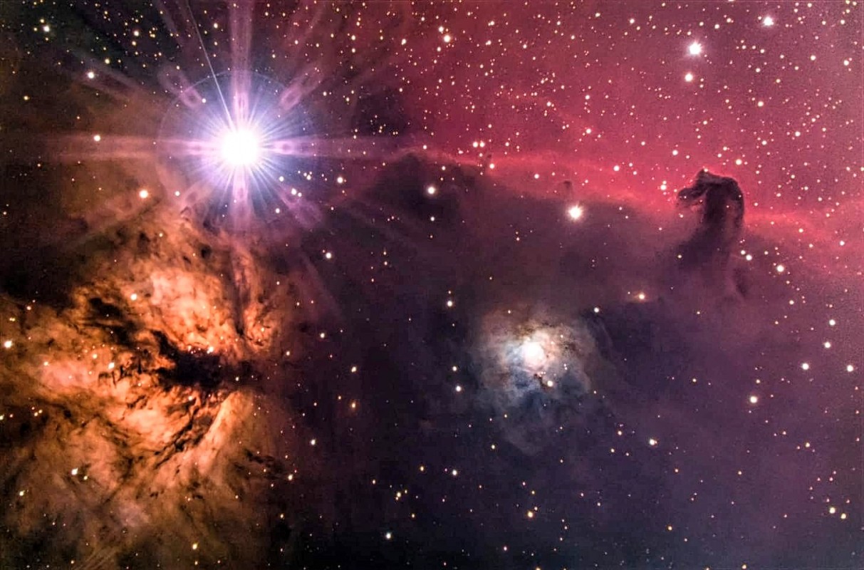 Horse Head and Flame Nebula
