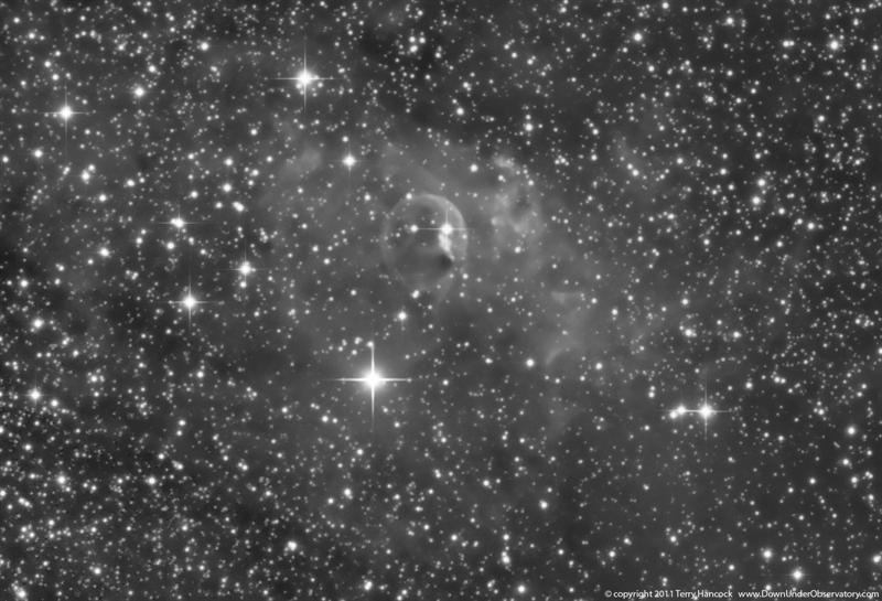 Bubble Nebula NGC 7635 Ha copped