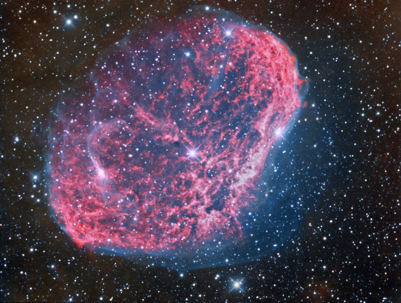 The Crescent Nebula NGC 6888 OIII and H-Alpha