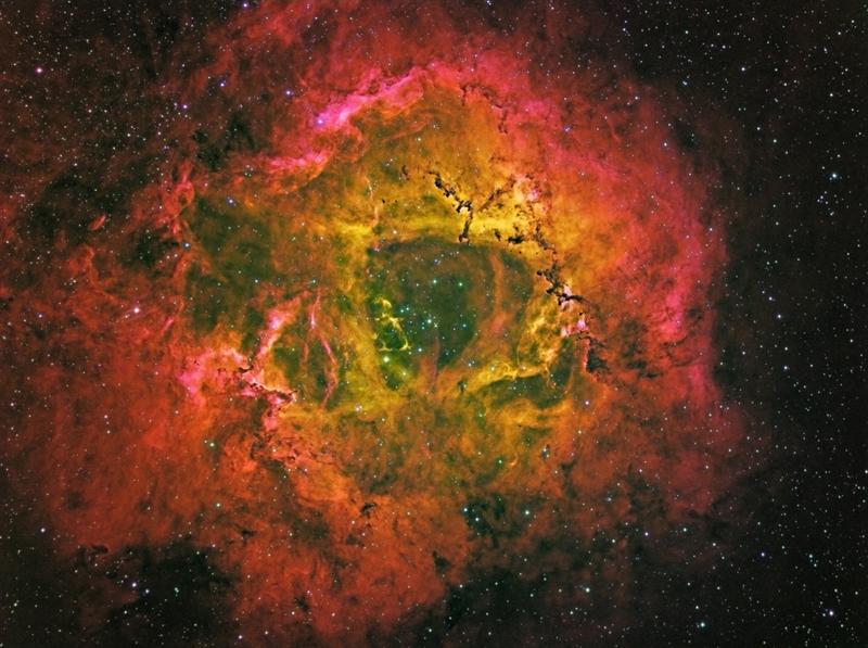 The Rosette Nebula in CFHT Palette