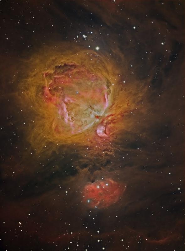 The Great Nebula in Orion CFHT Palette