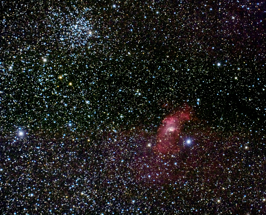 Bubble Nebula & M 52