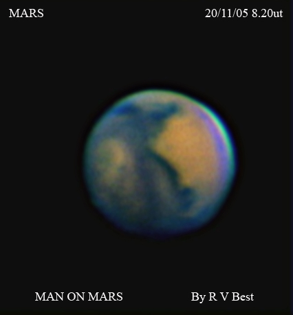 MAN ON MARS