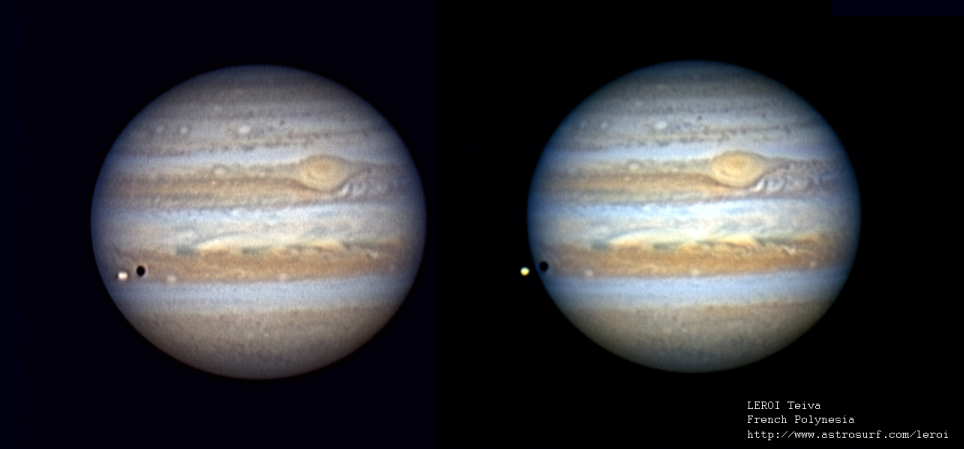 Jupiter and Io transit.