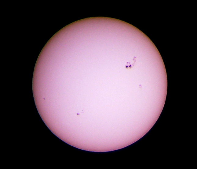 Sunspots 652,653,644, and 649