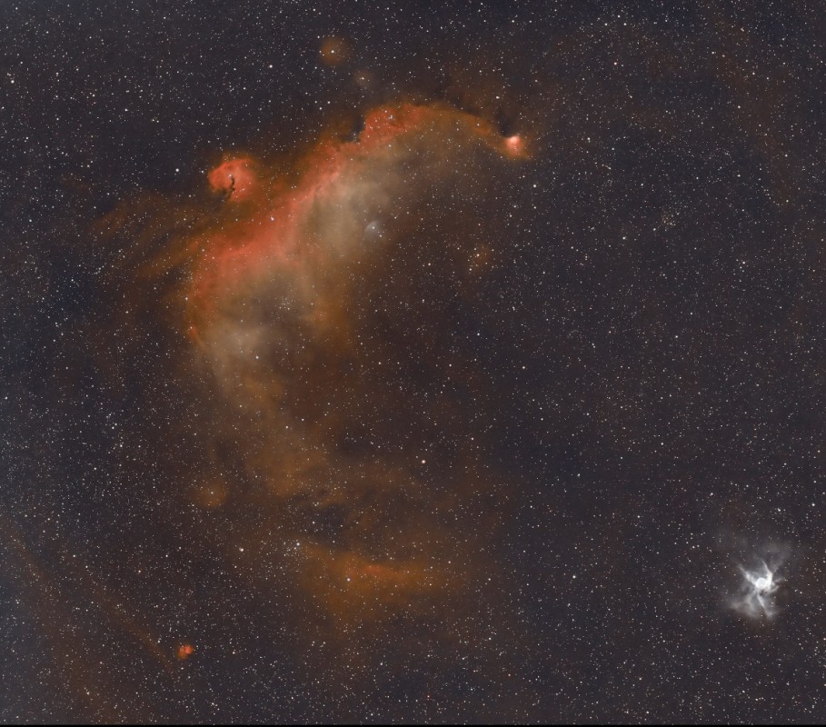 IC 5070 - Pelican Nebula & NGC 2359 Thor's Helmet
