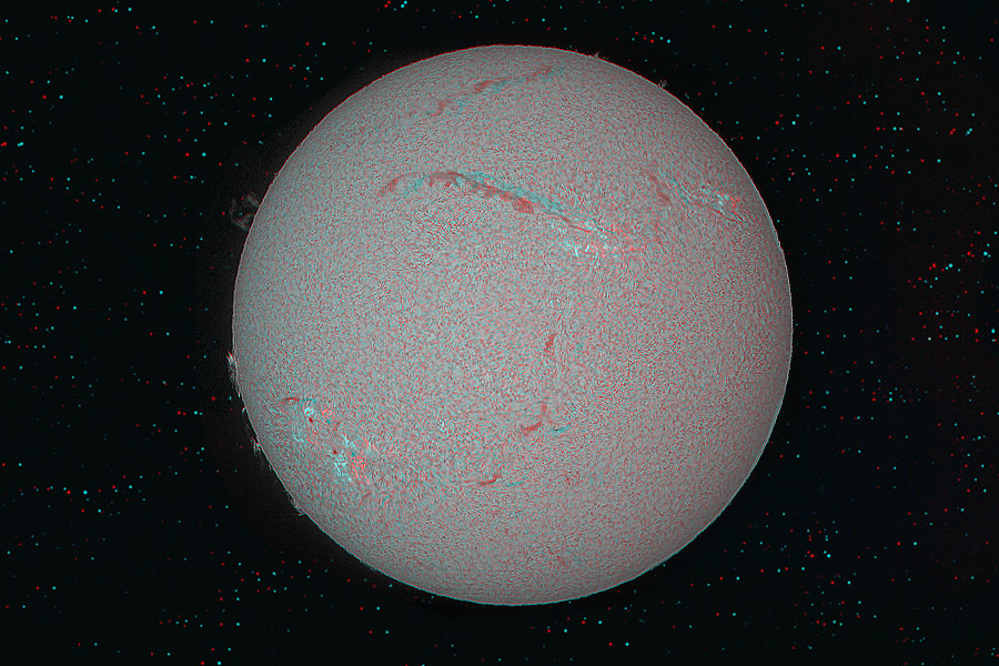 3D Solar H-a image