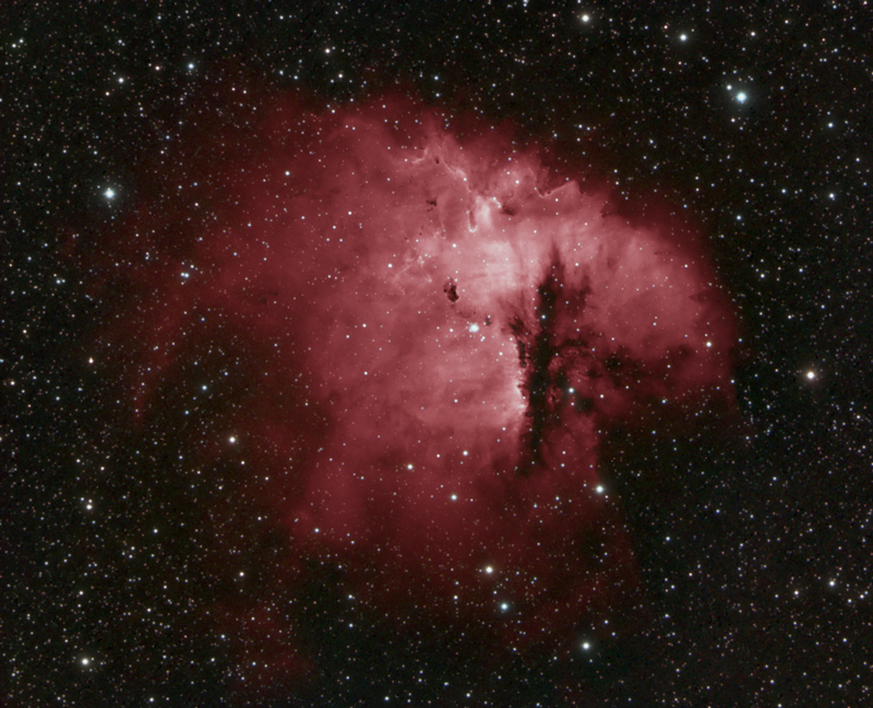 NGC281 - Pacman Nebula in HaRGB