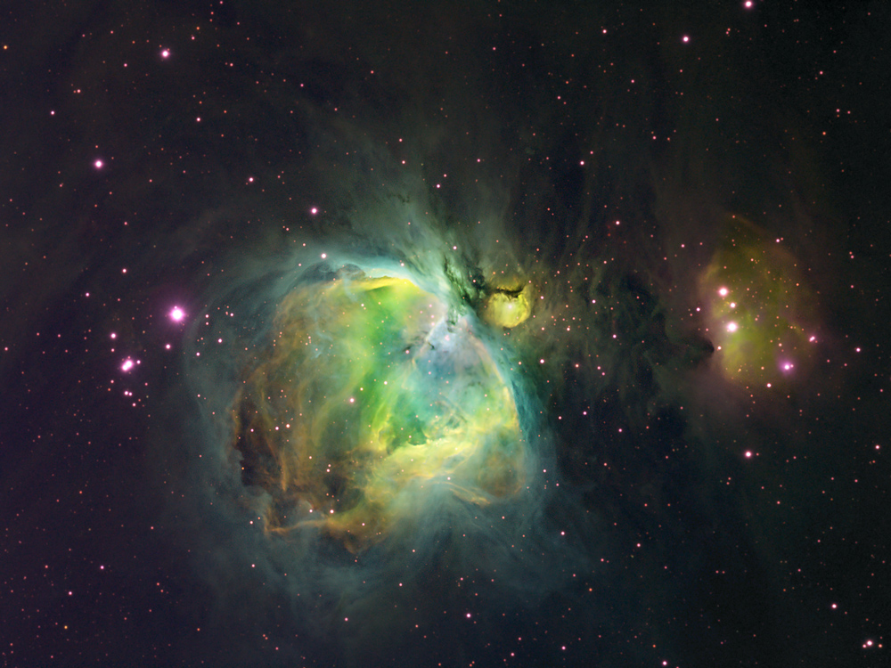 Great Orion Nebula in Tri-Color Narrowband