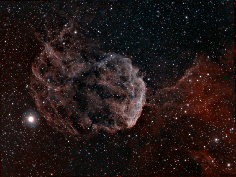 IC443 - The Jellyfish Nebula in Ha and SII