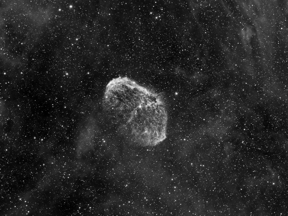 NGC6888 - The Crescent Nebula in Ha