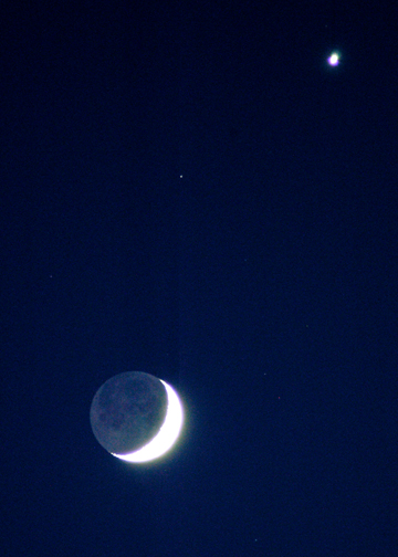 Moon abd Venus