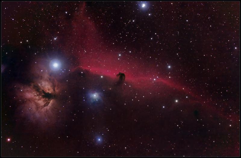 IC 434 Horse Head & Flame Nebula.