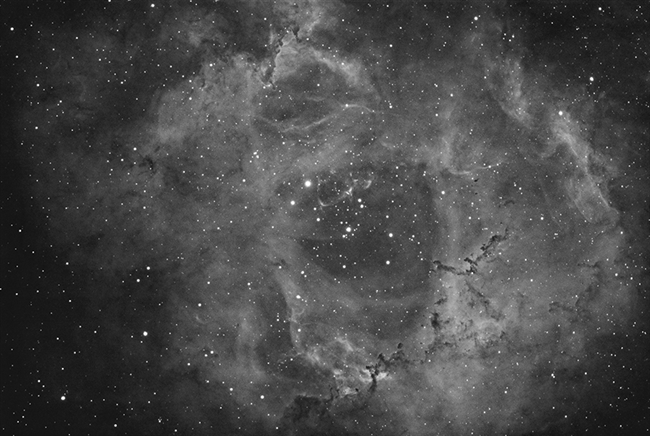 Rosetta nebula in HA