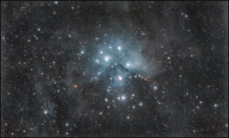 Pleiades or Seven Sisters (Messier 45 or M45)