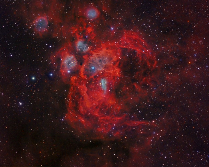 NGC 6357 Lobster nebula