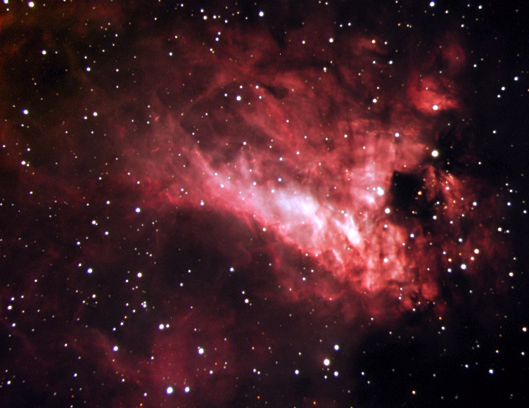 The flaming duck nebula