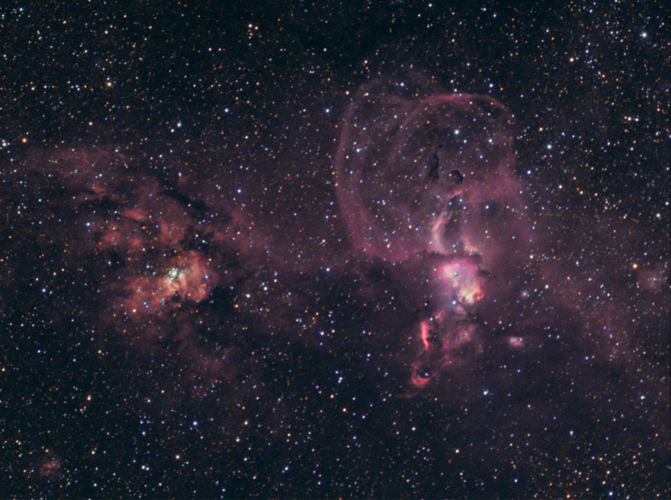 NGC 3576 in Carina