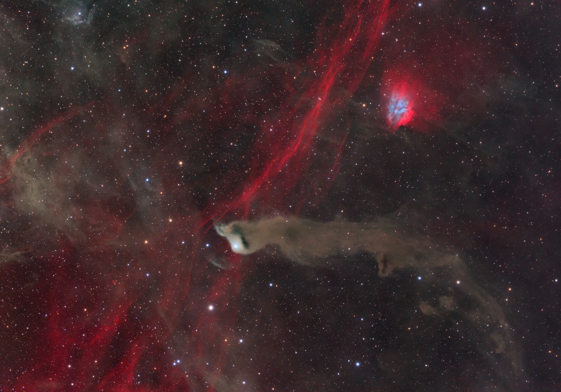 Wolf's Cave Nebula - vdb 152, Barnard 175, and DeHt-5 - 37 hours