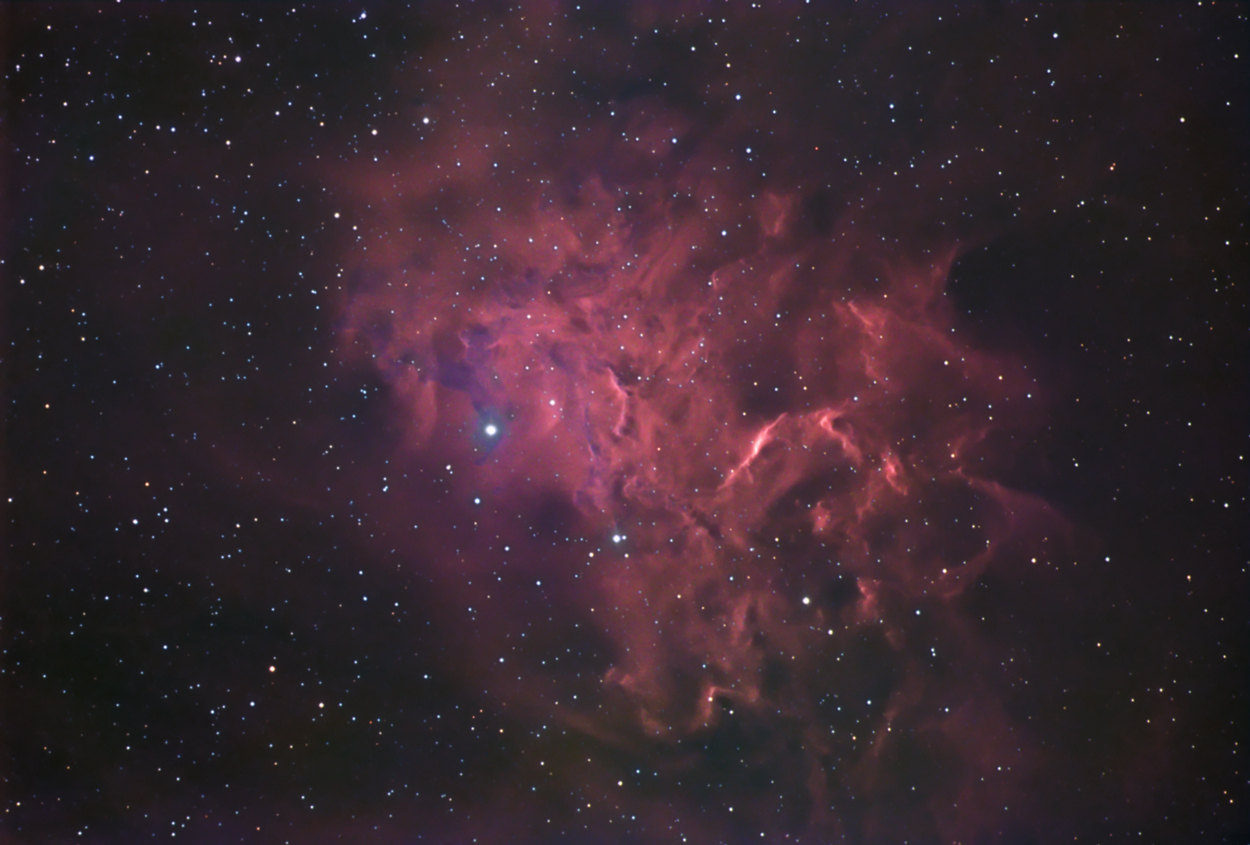 The Flaming Star Nebula - IC 405