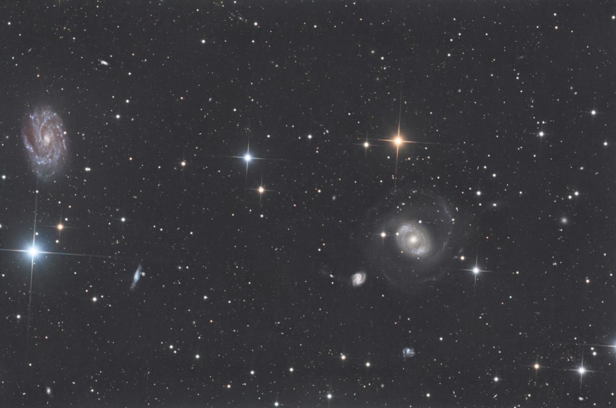 Eye of Sauron galaxy with others