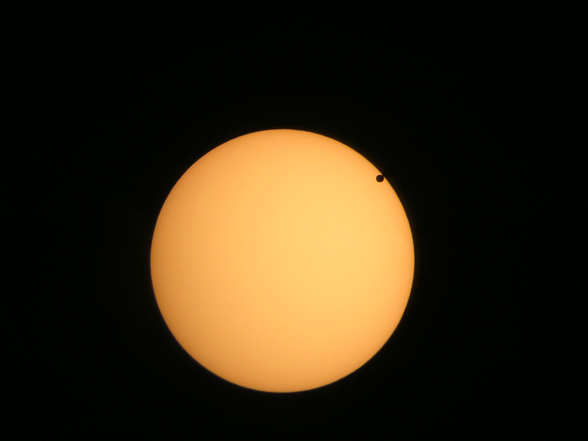 Transit of Venus black drop effect
