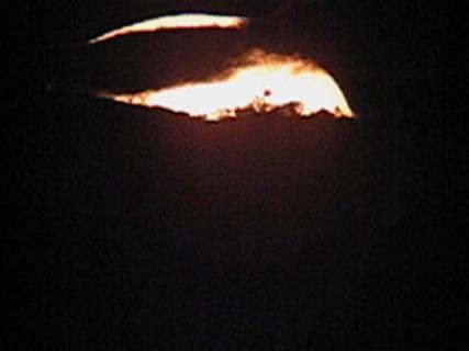 Venus Transit at Sunset