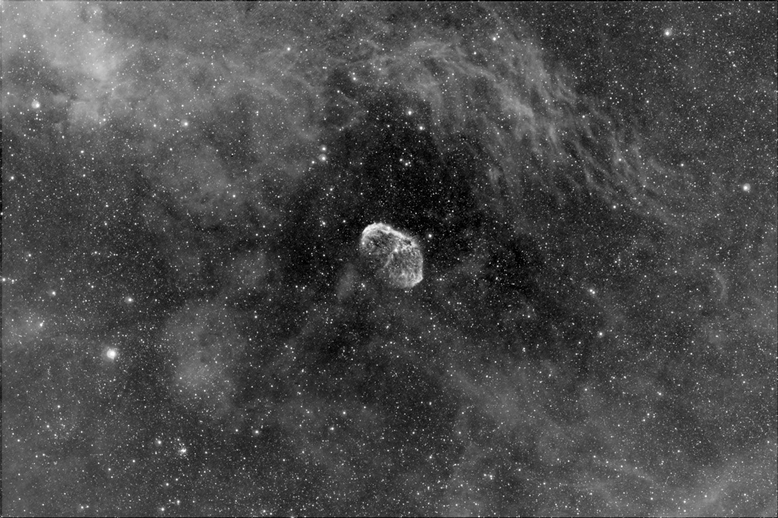 Crescent Nebula Widefield